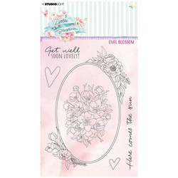Transparent Stamp - StudioLight - Oval Blossom Little Blossom No. 196