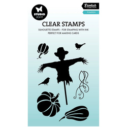 Transparent stamp - StudioLight - Pumpkin pumpkin scarecrow