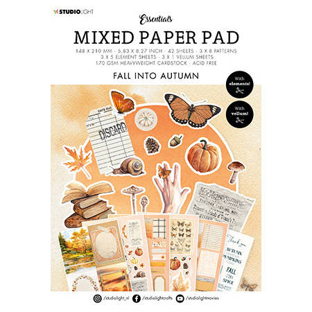 Scrapbooking Craft Papier Set and A5 elements - Fall into autumn