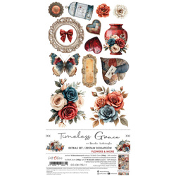  Scrapbooking accessories set - Craft o'clock - Timeless Grace - Flowers & More