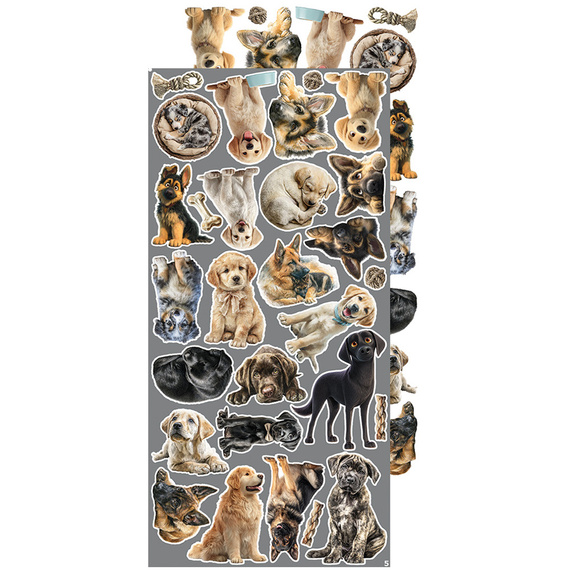 Time scrapbooking accessories set - Craft o'clock - Dogs