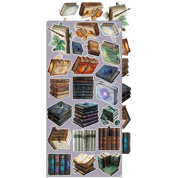 Time scrapbooking accessories set - Craft o'clock - Magic