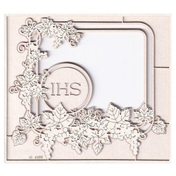 Chipboard - Grapevine - 2- layers rectangle frame 