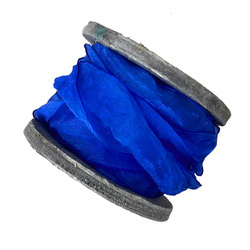 Ribbon  Vintage tape mist - cornflower