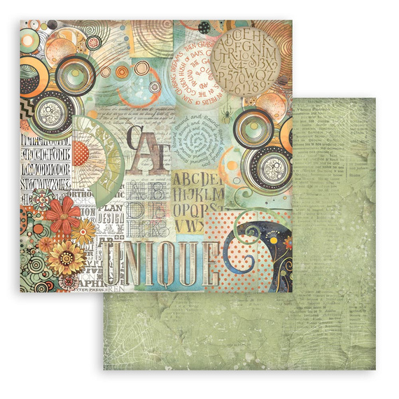 Set of scrapbooking papers 30x30 - Furry Friends backgrounds - Stamperia