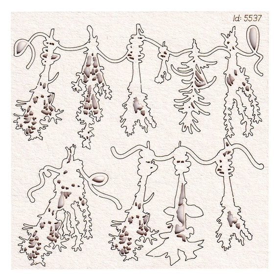 Chipboard a bunch of herbs -  Herbal Phoenix 
