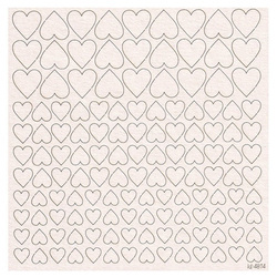 Chipboard - Hearts - Confetti 
