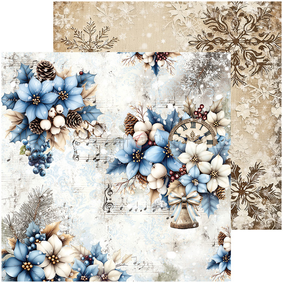 Set of scrapbooking papers 20x20 - Craft o'clock - Jolly Season