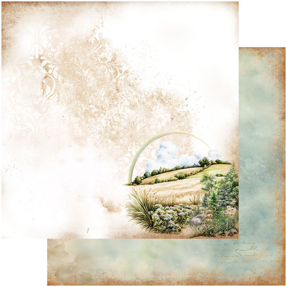 Set of 30x30 scrapbooking papers - Alchemy of Art - Friends of the Forest