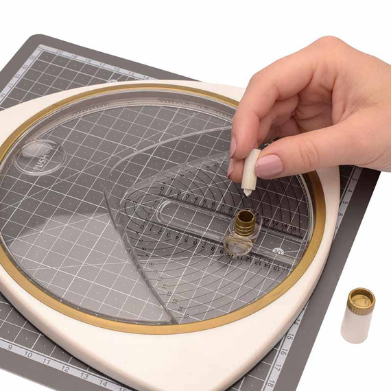 Circle Cutter Tool ⌀6 + mat - Vaessen Creative