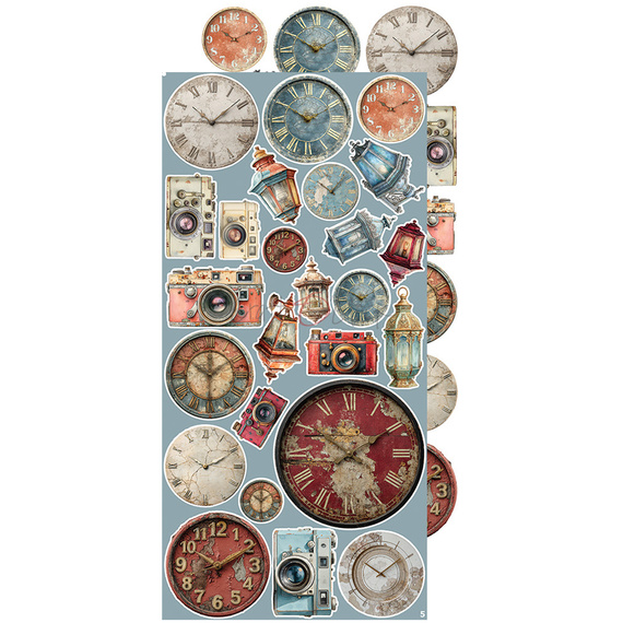 Time scrapbooking accessories set - Craft o'clock - Timeless Grace - MI