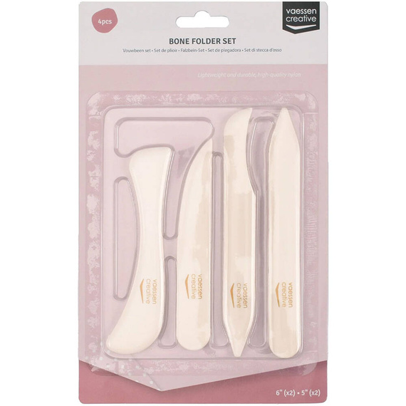 Set of paper creasing/bending tools 4pcs