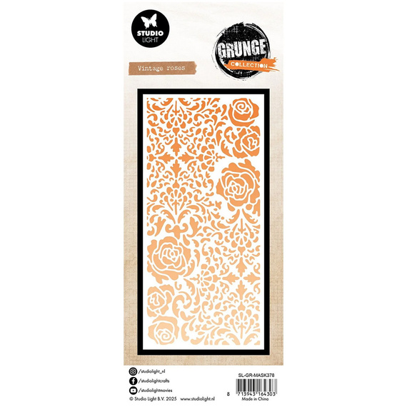 Mask mix media - StudioLight - Snowflake pattern