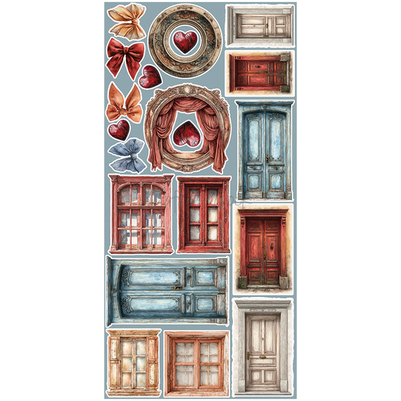 Time scrapbooking accessories set - Craft o'clock - Timeless Grace - MI