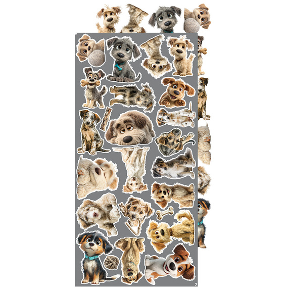 Time scrapbooking accessories set - Craft o'clock - Lovely Pets - mix 02