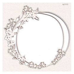 Chipboard - Round frame - Boho Love