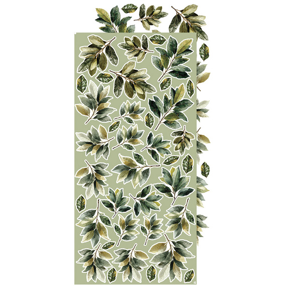 Time scrapbooking accessories set - Craft o'clock - Leaves #2