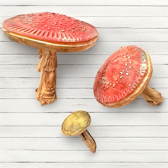 Silicone mold - Whispering Woods 3D mushrooms - Stamperia