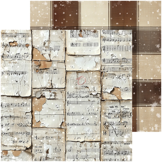 Set of scrapbooking papers 20x20 - Craft o'clock - Jolly Season - BASIC