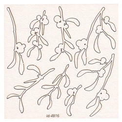 Chipboard - Small mistletoe twigs - Mistletoe