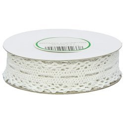 Cotton lace white 20mm x 4,55m