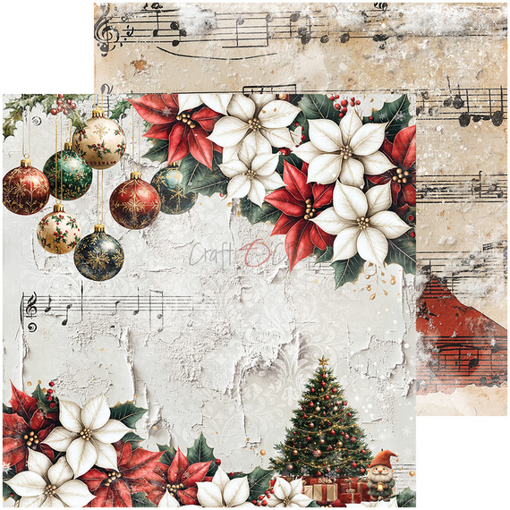 Set of scrapbooking papers 20x20 - Craft o'clock - Oh Christmas Night mix