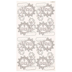 Chipboard - host with lilies - Tatting Communion