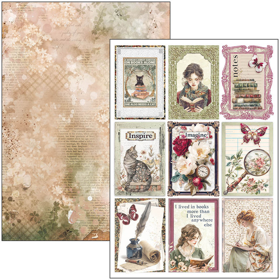 Set of scrapbooking papers A4 - Ciao Bella - Forest Tales