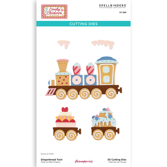 Cutting Die - Candy Christmas - Train - Stamperia 