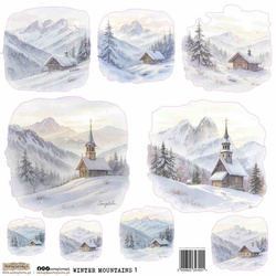 Stickers paper - ScrapLove - Winter Mountains 1 - Winter Mountains 1