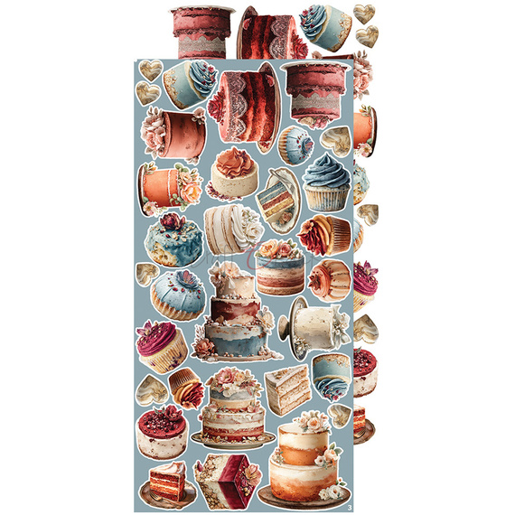 Time scrapbooking accessories set - Craft o'clock - Timeless Grace - MI