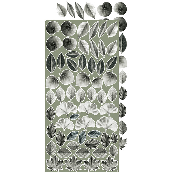 Time scrapbooking accessories set - Craft o'clock - Leaves #1