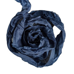 Vintage old fashion ribbon - dark blue