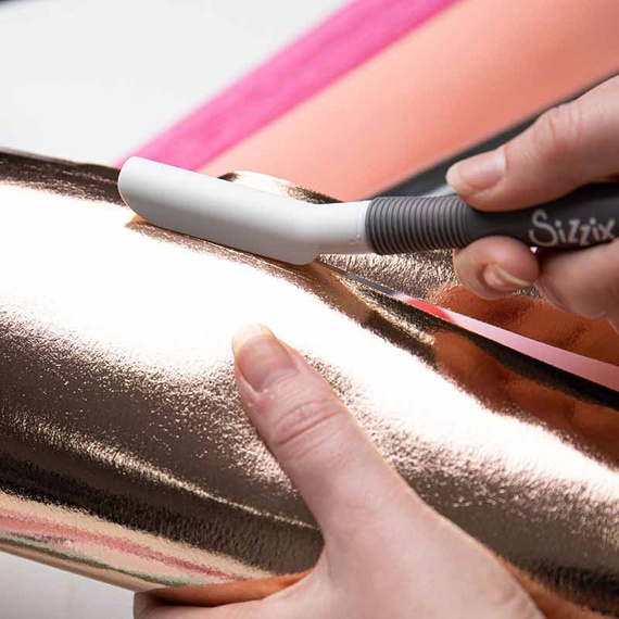 3-in-1 tool set - Sizzix trimmer knife paper aging tool