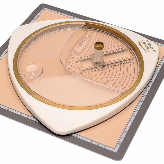 Circle Cutter Tool ⌀6 + mat - Vaessen Creative
