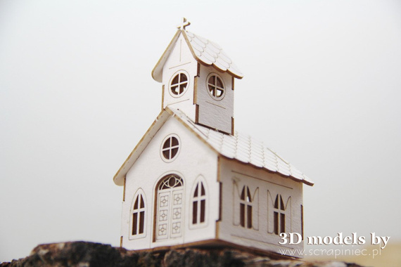 Chipboard - Mini church - 3D