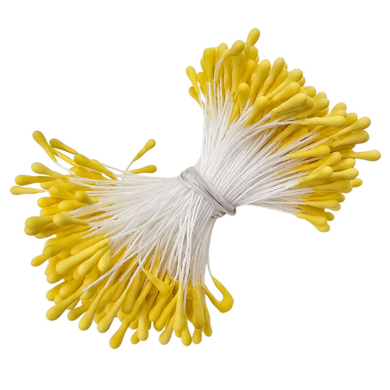 YELLOW DOUBLE HEAD MATT STAMENS 350 pcs.