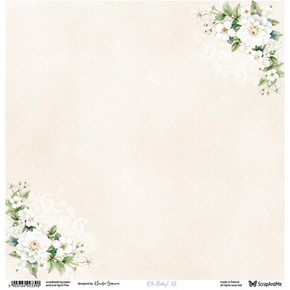 Scrapbooking paper 30x30 - ScrapAndMe - Oh, Baby  11/12