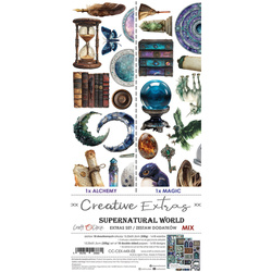 Time scrapbooking accessories set - Craft o'clock - Supernatural World - mix 03