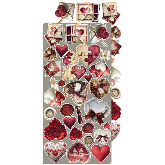 Time scrapbooking accessories set - Craft o'clock - Spring in Love