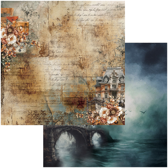 Set of 15x15 papers - Alchemy of Art - The Legends of the Dragons