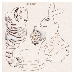 Chipboard - Characters - Alice in Wonderland