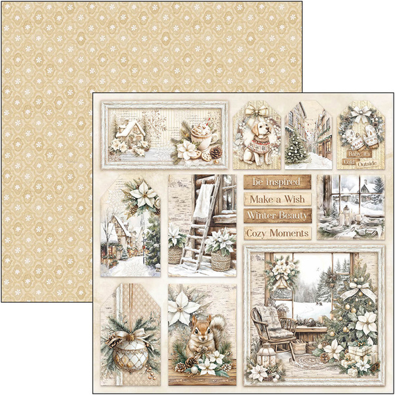 30x30cm paper set - Paterns Pad - Ciao Bella - Winter Season