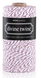 10 METRES PLUM-WHITE DIVINE BAKERS TWINE (10.93 yards)