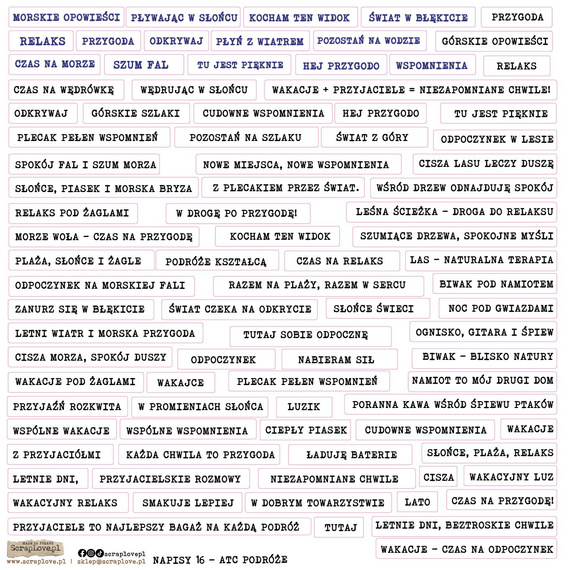 Stickers paper - ScrapLove - Mens World 2