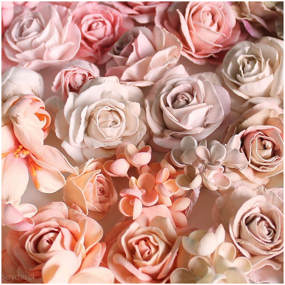 Foamiran foam - 60x70cm - 142 pastel pink