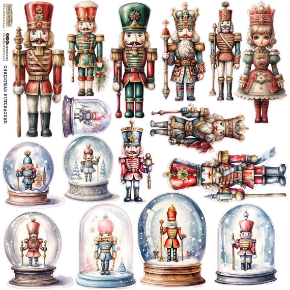 Stickers - ScrapLove - Christmas nutracker