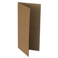 Kraft base for cards 10x21 cm (4x8.3")