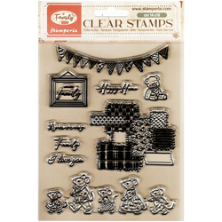 Transparent stamp - Family party - Stamperia