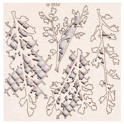 Chipboard plant decors - Savage by Nature - 2 layers.